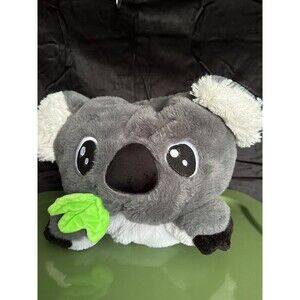 Hug Me Reversible Koala Stuffed Plush Toy Dark Gray And Light Gray Flip Me